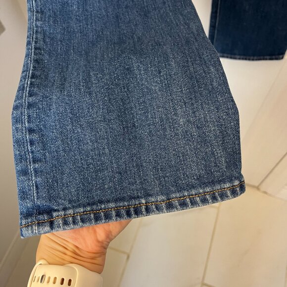 Aritzia Denim Forum The Just Peachy Straight High-waisted Zipper Front Jeans - Picture 10 of 10
